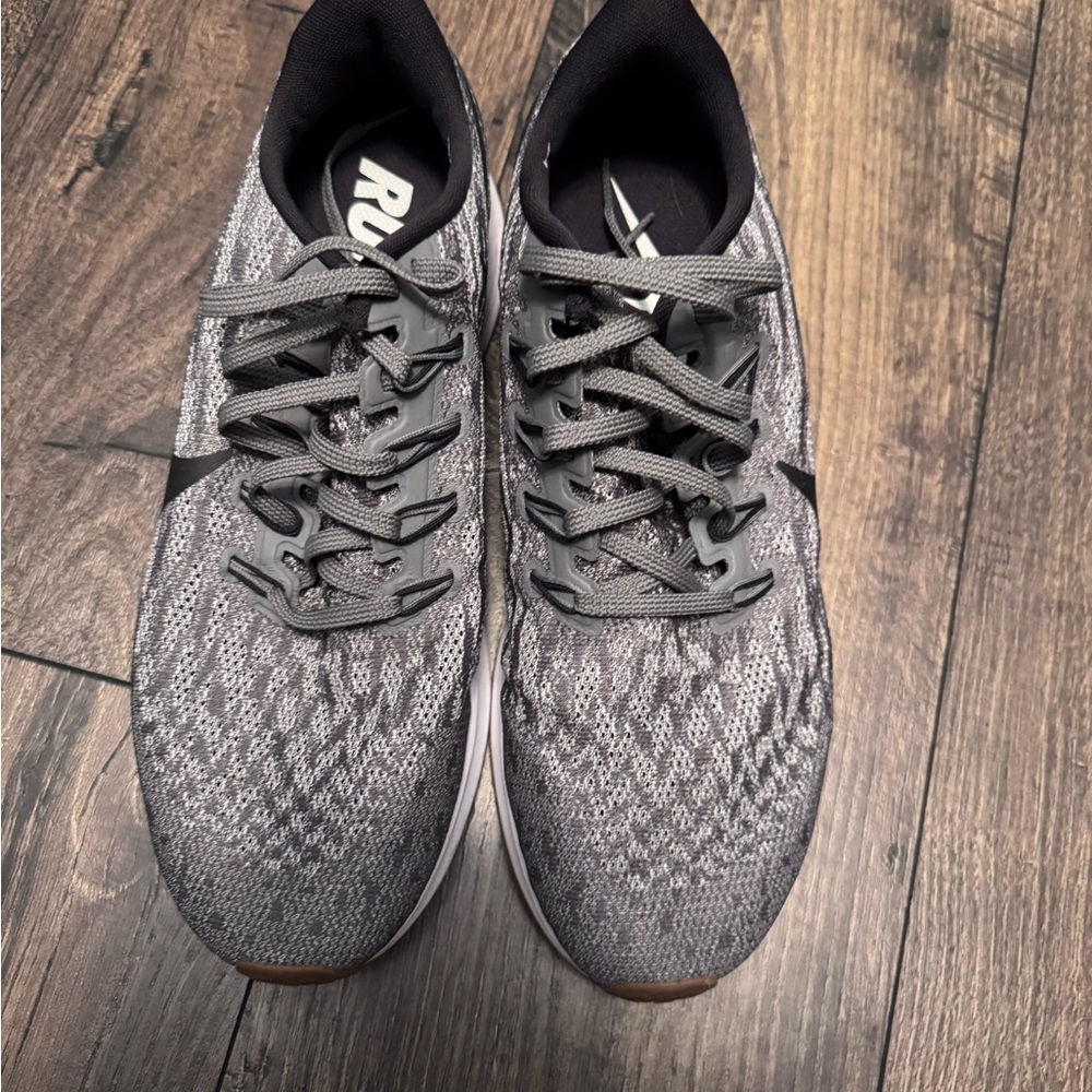 Nike Gray and Black Running Shoes